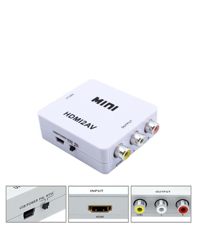 Mini HDMI to AV Converter